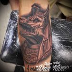 A tetovált Anubis hűvös változata - a rajz alkalmas az egyiptomi Anubis istenek tetoválására