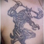 Az Anubis tetoválás tesztverziója - a rajz alkalmas anubis tetoválásra a lábán