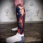 Egy meglévő Anubis tetoválás tesztpéldája - a rajz alkalmas Anubis tetováláshoz a nyakon