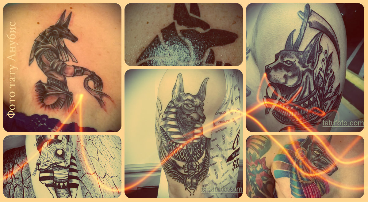 Fotó Anubis tetoválásról - eredeti kész tetoválások Anubis -szal