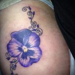 Az alkalmazott árvácska tetoválás eredeti változata - a rajz alkalmas árvácska tetoválására york számára