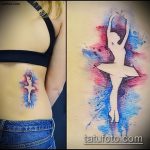 صورة وشم راقصة الباليه # 629 - نسخة رائعة من الرسم ، والتي يمكن استخدامها بنجاح للمراجعة والتطبيق كوشم راقصة باليه صغيرة