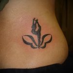 صورة وشم راقصة الباليه رقم 218 - نسخة رائعة من الرسم ، والتي يمكن استخدامها بنجاح للمراجعة والتطبيق كوشم لراقصة الباليه على الذراع