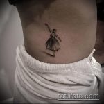 صورة وشم راقصة الباليه رقم 20 - نسخة فريدة من النمط ، والتي يمكن استخدامها بنجاح للمراجعة والتطبيق كراقصة باليه على الساق