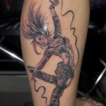 صورة وشم راقصة الباليه №750 - نسخة جديرة بالرسم ، والتي يمكن استخدامها بنجاح في المعالجة والتطبيق كوشم راقصة الباليه والذئب