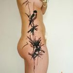 foto af en bambus tatovering dateret 18/10/2017 №002 - tatovering bambus -