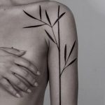 foto af en bambus tatovering dateret 18/10/2017 №016 - tatovering bambus -