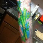 foto af en bambus tatovering dateret 18/10/2017 №026 - tatovering bambus -