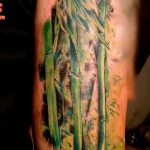 foto af en bambus tatovering dateret 18/10/2017 №031 - tatovering bambus -