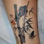 foto af en bambus tatovering dateret 18/10/2017 №036 - tatovering bambus -