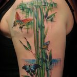 foto af en bambus tatovering dateret 18/10/2017 №037 - tatovering bambus -