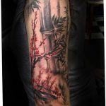 foto af en bambus tatovering dateret 18/10/2017 №038 - tatovering bambus -