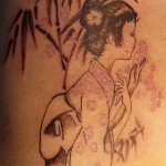 foto af en bambus tatovering dateret 18/10/2017 №051 - tatovering bambus -