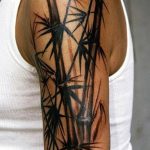 foto af en bambus tatovering dateret 18/10/2017 №057 - tatovering bambus -