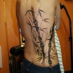 foto af en bambus tatovering dateret 18/10/2017 №070 - tatovering bambus -