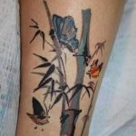 foto af en bambus tatovering dateret 18/10/2017 №086 - tatovering bambus -