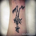 foto af en bambus tatovering dateret 18/10/2017 №087 - tatovering bambus -