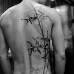 foto af en bambus tatovering dateret 18/10/2017 №095 - tatovering bambus -