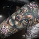 fotó a leopárd tetoválásról # 346 - a minta hűvös változata, amely jól használható változtatásra és leopárdtetoválásként a hátára