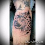 fotó a leopárd tetoválásról # 424 - a minta hűvös változata, amely jól használható változtatásra és leopárdtetoválásként a hátára