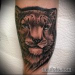 fotó a leopárd tetoválásról # 296 - a minta hűvös változata, amelyet sikeresen lehet használni a feldolgozáshoz és a leopárd tetováláshoz a háton