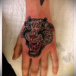 fotó a leopárd tetoválásról №667 - a minta érdekes változata, amely sikeresen használható átalakítására és tetováló leopárdként való alkalmazására a hátán