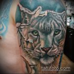 fotó a leopárd tetoválásról # 755 - a minta hűvös változata, amely jól használható feldolgozásra és leopárdtetoválásként a hátlapra