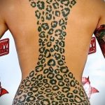 fotó a leopárd tetoválásról # 765 - a minta méltó változata, amely könnyen használható átalakítására és leopárd tetoválásként történő alkalmazására a gyomorban