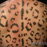 fotó a leopárd tetoválásról # 635 - a minta hűvös változata, amely könnyen használható felülvizsgálatra és alkalmazásra hóleopárd tetoválásként