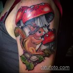 Jó példa egy meglévő mókus tetoválásra