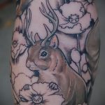 Eredeti példa a kész mókus tetoválásra - a rajz alkalmas egy mókus sündisznó béka tetoválás fényképére