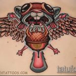 A mókus tetoválásának hűvös változata - a rajz alkalmas a mókus tetoválásának fényképére