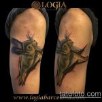 A kész mókus tetoválás érdekes változata - a rajz alkalmas a mókus tetoválására a lábán