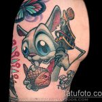 A kész mókus tetoválás tesztverziója - a rajz alkalmas egy kerékben lévő mókus tetoválására