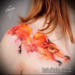 A meglévő mókus tetoválás remek példája - a rajz alkalmas egy fényképre, amelyen egy tetovált mókus lovagol taxiban