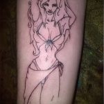 A bikini tetoválás # 771 a minta klassz változata, amely jól használható változtatásra és alkalmazásra pillangó bikini tetoválásként