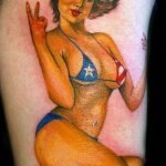 bikini tetoválás # 646 - a minta exkluzív változata, amely sikeresen használható az átalakításhoz és a tetoválás bikini alkalmazásához