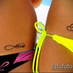 9 -es számú bikini tetoválás - a minta exkluzív változata, amely sikeresen használható felülvizsgálatra és alkalmazásra mély bikini tetoválásként