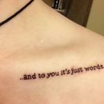 fotó tetoválás idézetek 2018.04.18. # 192 - tetoválás idézet -