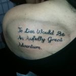 fotó tetoválás idézetek 2018.04.18. # 217 - idézet tetoválás -