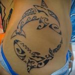 fénykép a 286 -os delfintetoválásról - a minta exkluzív változata, amely könnyen használható változtatásra és alkalmazásra, mint egy delfintetoválás fotója a lábán