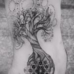 fotó a fa tetoválásról # 827 - a kép hűvös változata, amely jól használható felülvizsgálatra és alkalmazásra kis fa tetoválásként