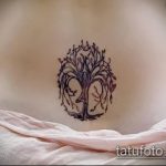 fotó a fa tetoválásról, 446. sz. - a minta hűvös változata, amely jól használható az elhalt fa átalakítására és tetoválásra