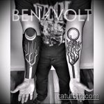 fotó a fa tetoválásról # 932 - a minta exkluzív változata, amely könnyen használható feldolgozásra és kígyótetoválásként a fára