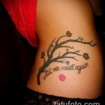 fotófa tetoválás 423 -as szám - a minta méltó változata, amely sikeresen használható egy fa átalakítására és alkalmazására női tetoválásként