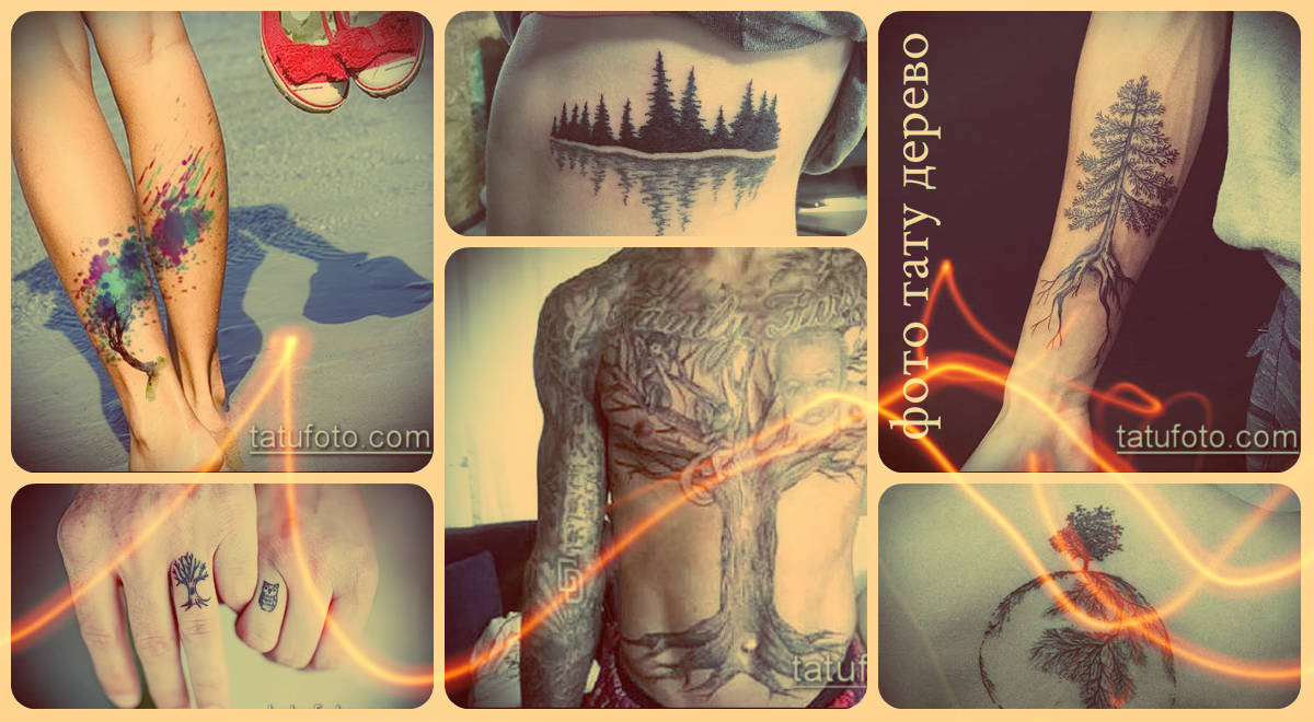 Fotó a fa tetoválásról - tisztességes példák a meglévő tetoválásokra