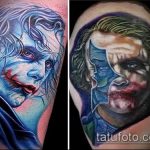 fotó a joker tetoválásról # 799 - a minta exkluzív változata, amely könnyen használható változtatásra és alkalmazásra, mint joker tetoválás lányoknak