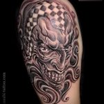 fotó a joker tetoválásról # 701 - a minta klassz változata, amely jól használható a Batman jokerének átalakítására és tetoválásként való alkalmazására