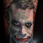 fotó a joker tetoválásról # 925 - a minta hűvös változata, amely jól használható változtatásra és alkalmazásra, mint egy joker kártya tetoválása