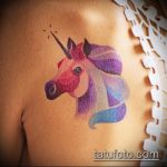 A meglévő egyszarvú tetoválás hűvös változata - a rajz alkalmas egyszarvú tetováláshoz a csuklón